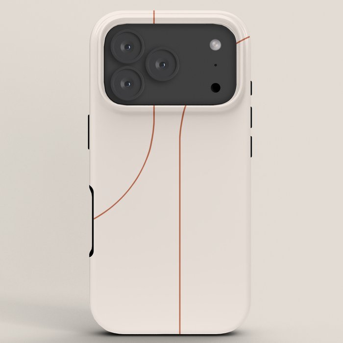 Modern Minimal Line Abstract XXVI iPhone Case Gallery Image 7