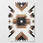 Urban Tribal Pattern No.5 - Aztec - Concrete and Wood Cutting Board Gallery Image 1