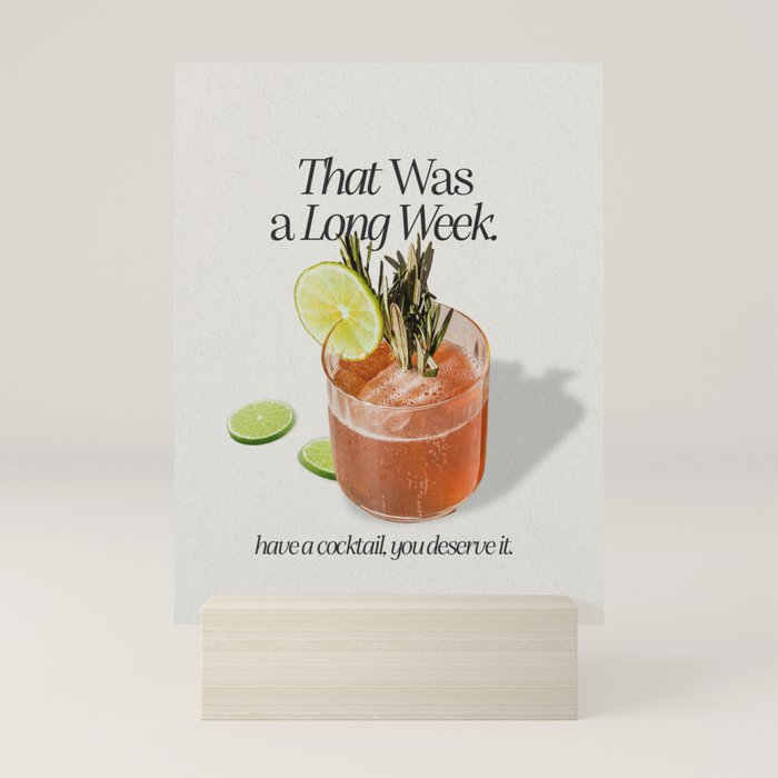 Have a Cocktail Mini Art Print Gallery Image 5