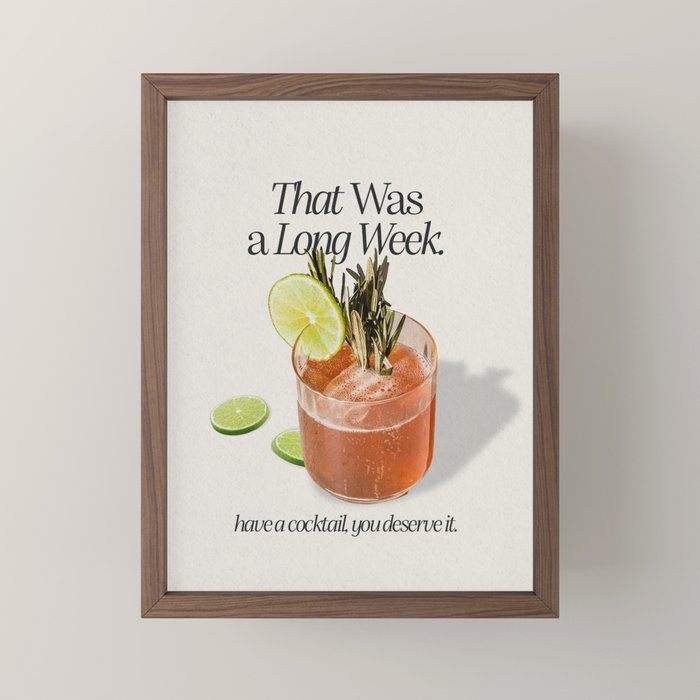 Have a Cocktail Mini Art Print Gallery Image 2