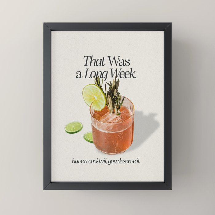 Have a Cocktail Mini Art Print Gallery Image 3