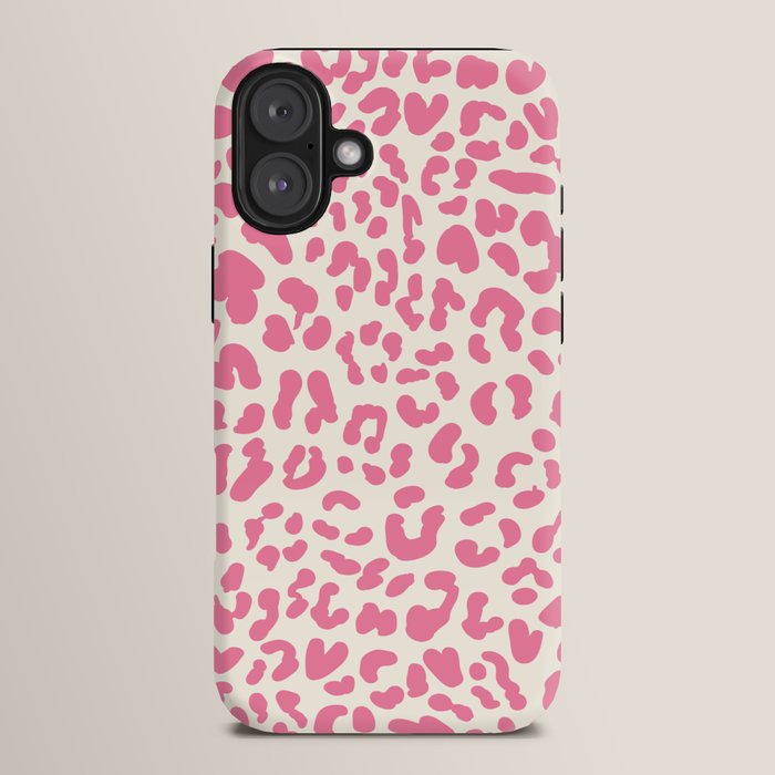 Pink Leopard Print iPhone Case Gallery Image 14