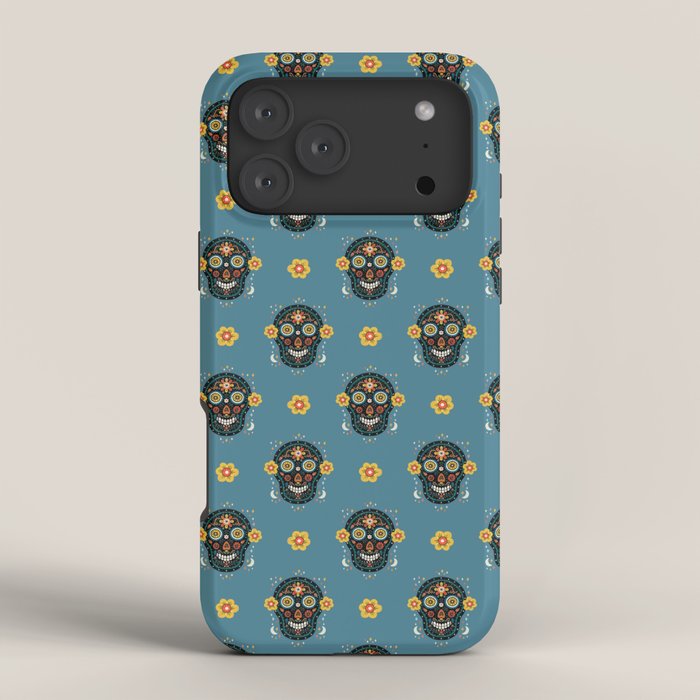 Happy Haunting | Day of Dead Skull iPhone Case Gallery Image 4