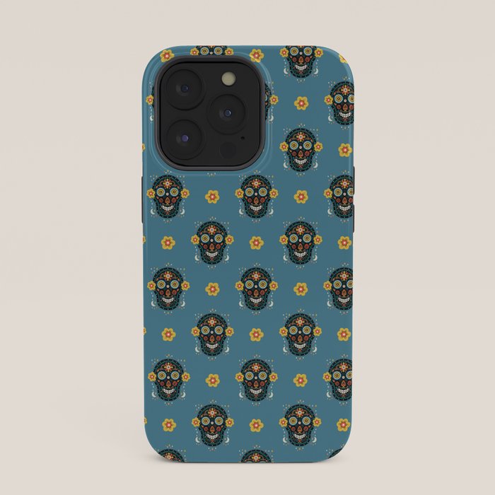 Happy Haunting | Day of Dead Skull iPhone Case Gallery Image 35