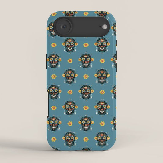 Happy Haunting | Day of Dead Skull iPhone Case Gallery Image 2