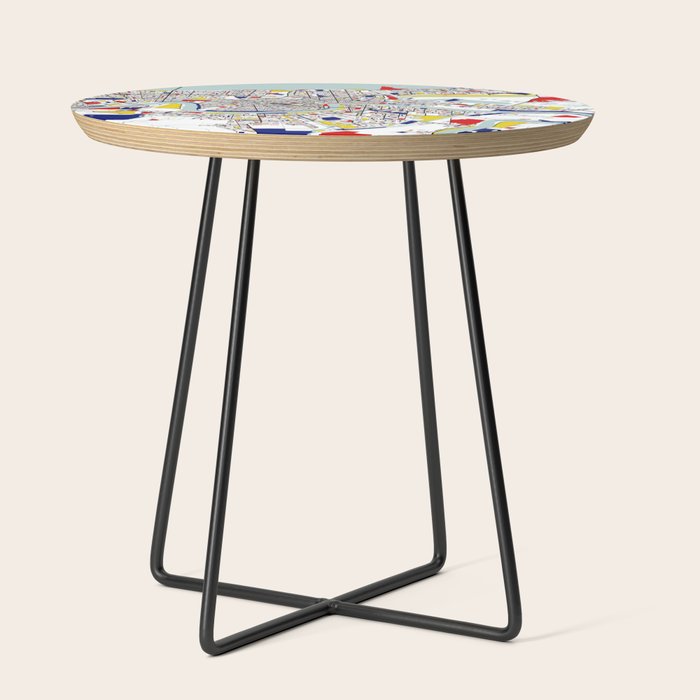 New Orleans, Louisiana City Map - Mondrian Side Table Gallery Image 2