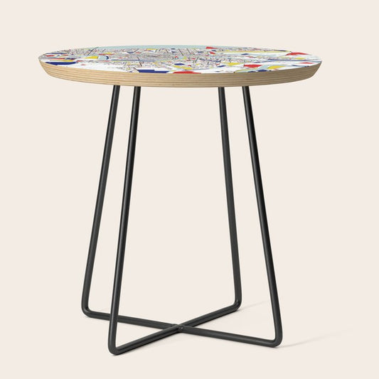 New Orleans, Louisiana City Map - Mondrian Side Table Gallery Image 2