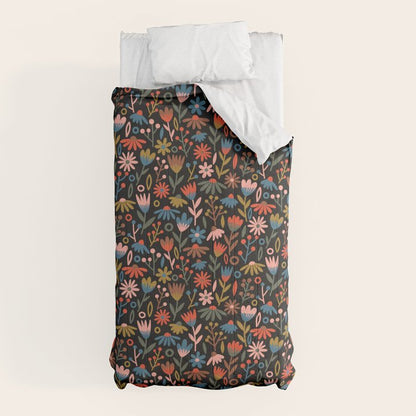 Exotic Midnight Floral Garden Comforter Gallery Image 5