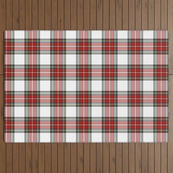Christmas Tartan Plaid Outdoor Rug Gallery Image 3