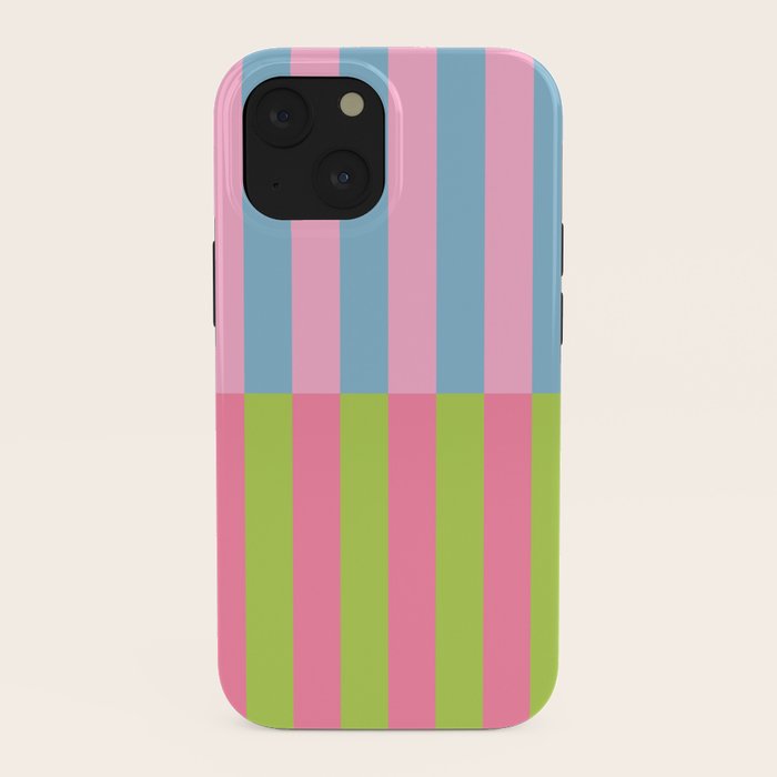 Vibrant color block pattern iPhone Case Gallery Image 38