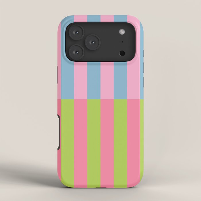 Vibrant color block pattern iPhone Case Gallery Image 4