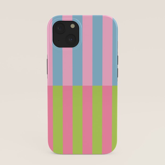 Vibrant color block pattern iPhone Case Gallery Image 37