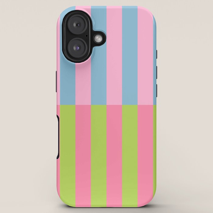 Vibrant color block pattern iPhone Case Gallery Image 5