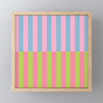 Vibrant color block pattern Mini Art Print Gallery Image 1