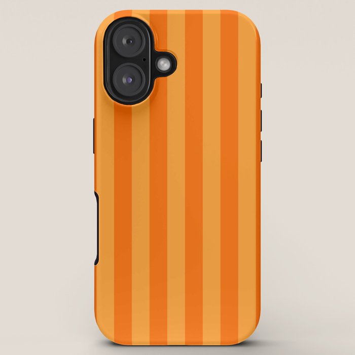 Orange Stripes Vertical Stripe Pattern iPhone Case Gallery Image 5