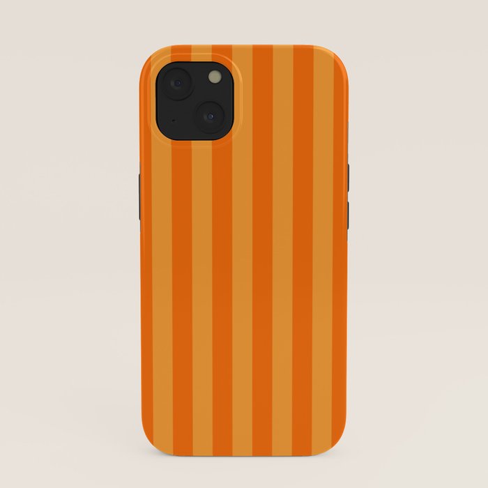 Orange Stripes Vertical Stripe Pattern iPhone Case Gallery Image 37