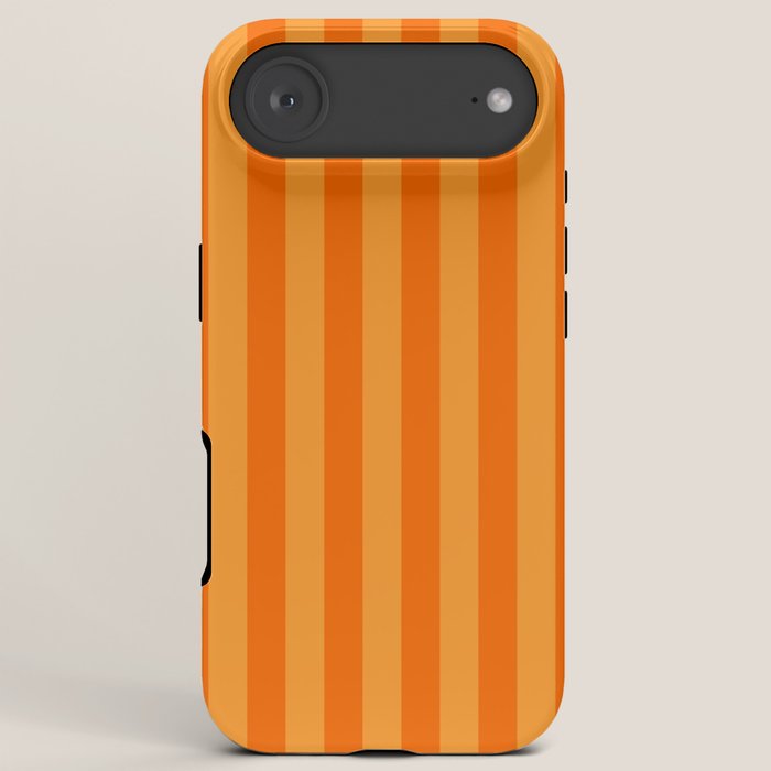 Orange Stripes Vertical Stripe Pattern iPhone Case Gallery Image 6