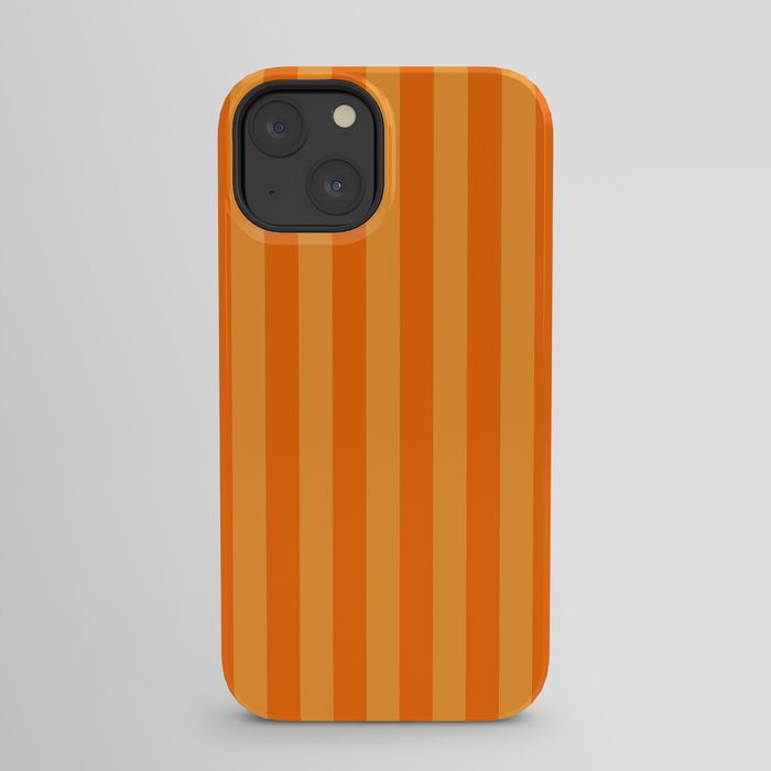 Orange Stripes Vertical Stripe Pattern iPhone Case Gallery Image 21