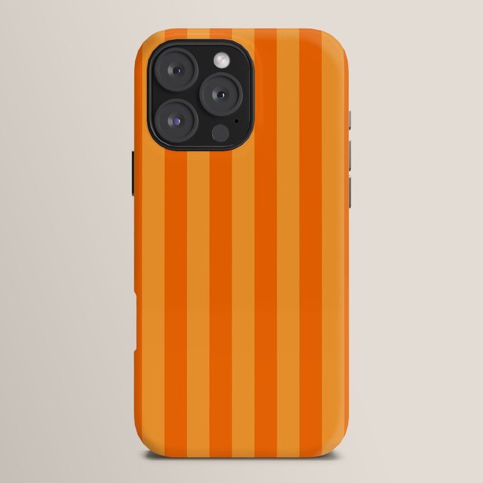 Orange Stripes Vertical Stripe Pattern iPhone Case Gallery Image 16