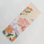 Pink Tiger in Wild Garden Yoga Mat Gallery Image 1