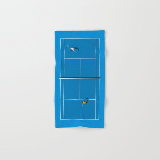 Australian Open Grand Slam | Blue Tennis Court Bath Towel Gallery Image 1