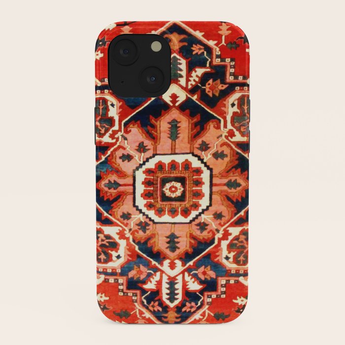 Heriz Serapi Azerbaijan Antique Persian Rug Print iPhone Case Gallery Image 38