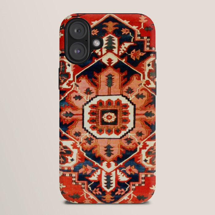 Heriz Serapi Azerbaijan Antique Persian Rug Print iPhone Case Gallery Image 10