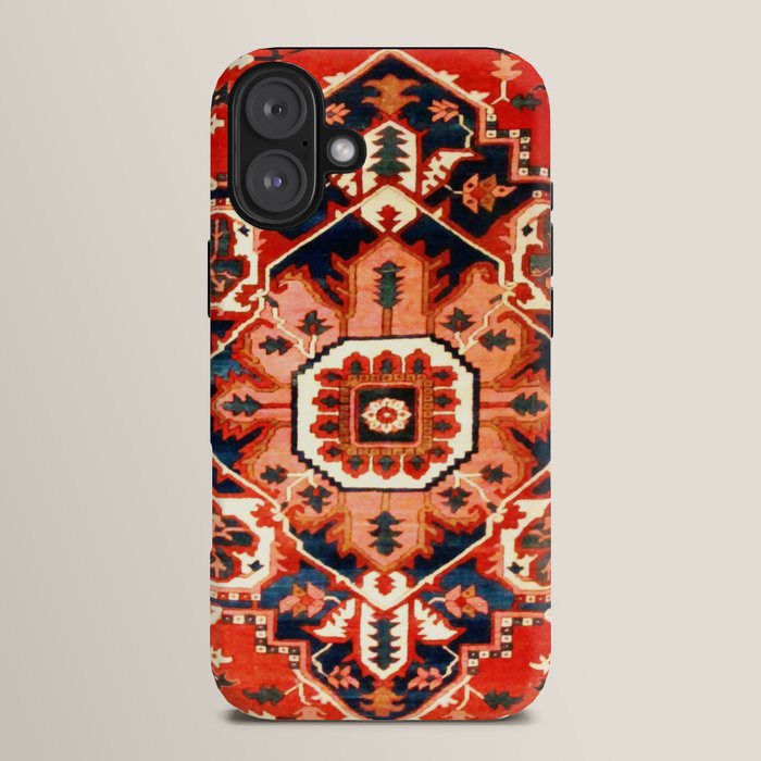 Heriz Serapi Azerbaijan Antique Persian Rug Print iPhone Case Gallery Image 14