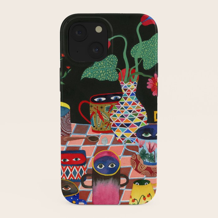 Suspicious mugs 3 iPhone Case Gallery Image 38