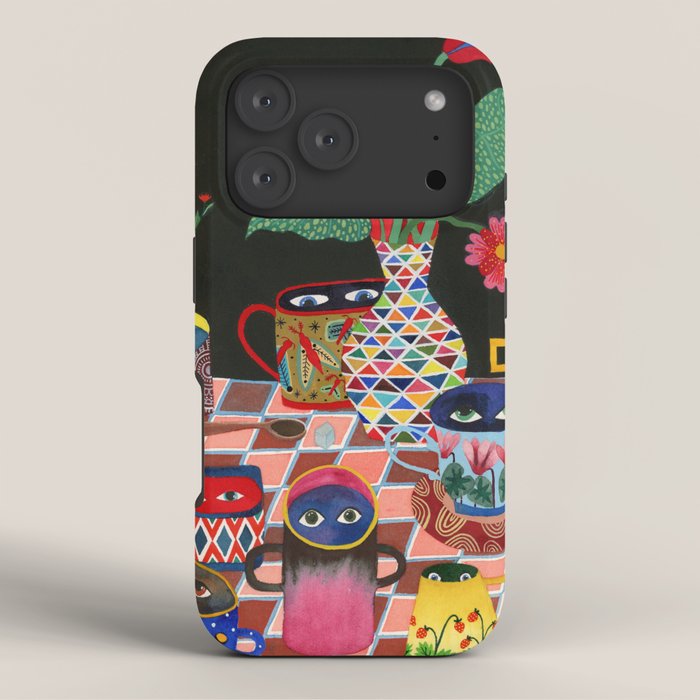 Suspicious mugs 3 iPhone Case Gallery Image 3