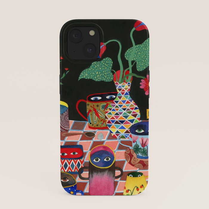 Suspicious mugs 3 iPhone Case Gallery Image 37