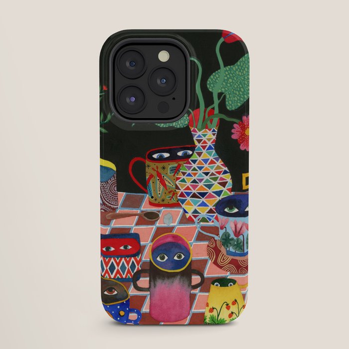 Suspicious mugs 3 iPhone Case Gallery Image 27