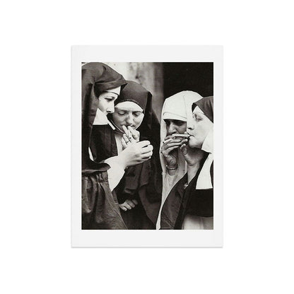 Nuns Smoking Art Print Gallery Image 7