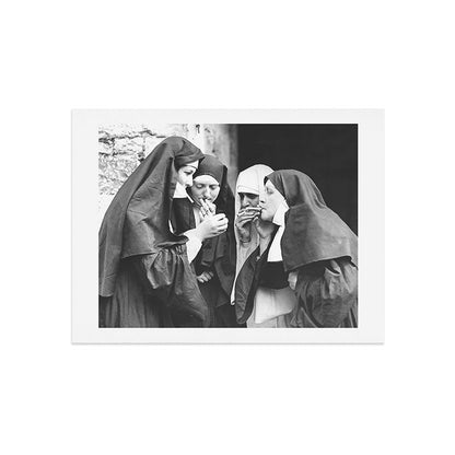Nuns Smoking High Resolution Version Art Print Gallery Image 7