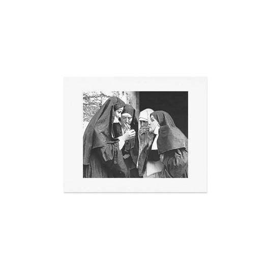 Nuns Smoking High Resolution Version Art Print Gallery Image 1