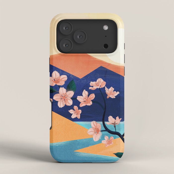 Warm spring sunchine near the flowing river iPhone Case Gallery Image 4