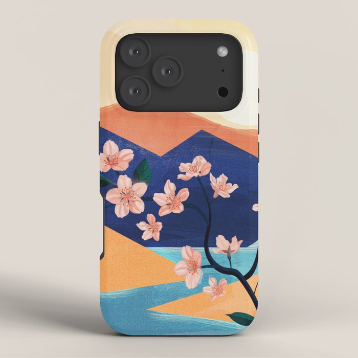Warm spring sunchine near the flowing river iPhone Case Gallery Image 3