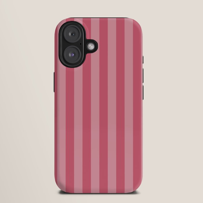 Large Nantucket Red Cabana Tent Stripes iPhone Case Gallery Image 9
