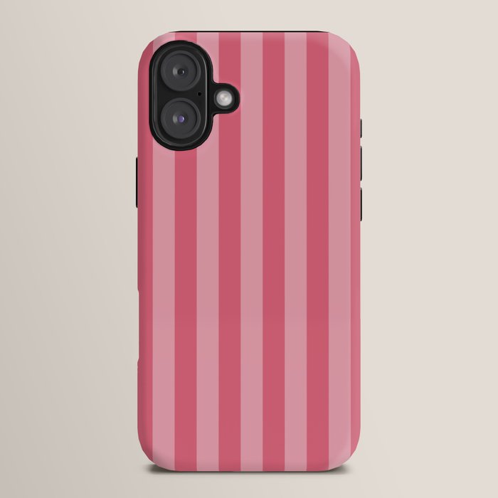 Large Nantucket Red Cabana Tent Stripes iPhone Case Gallery Image 14