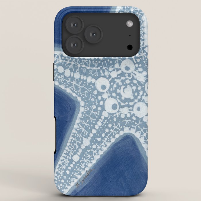Starfish Blue and White iPhone Case Gallery Image 8