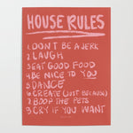 House Rules Art Print Poster Gallery Image 1