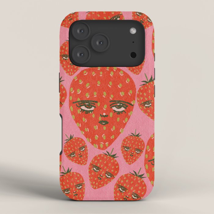 Unimpressed Strawberry iPhone Case Gallery Image 3