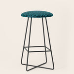 TEAL LEOPARD PRINT â Teal Blue | Collection : Punk Rock Animal Prints | Stool Gallery Image 1