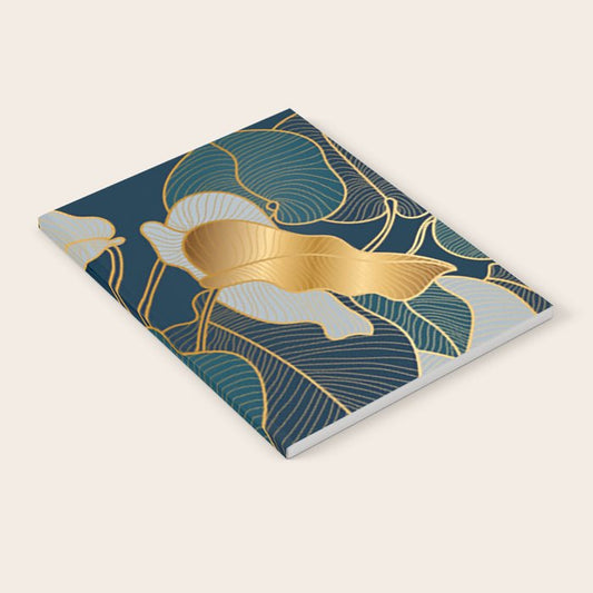 Art deco leaves Notebook Gallery Image 2