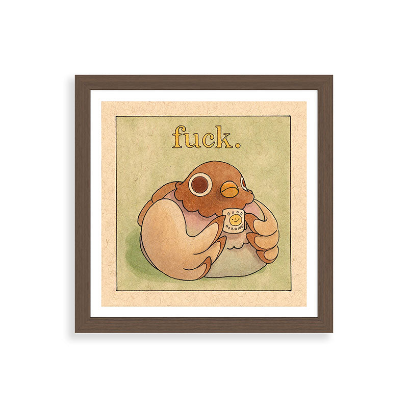 'Fuck' Pigeon 06 Framed Art Print Gallery Image 17