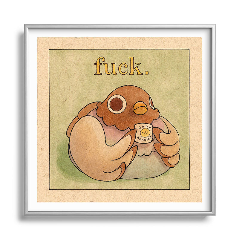 'Fuck' Pigeon 06 Framed Art Print Gallery Image 39