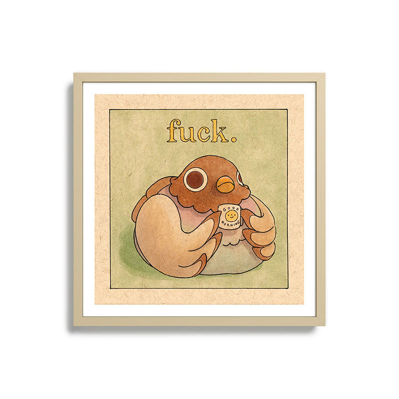 'Fuck' Pigeon 06 Framed Art Print Gallery Image 8
