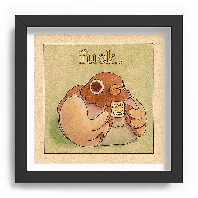 'Fuck' Pigeon 06 Framed Art Print Gallery Image 25