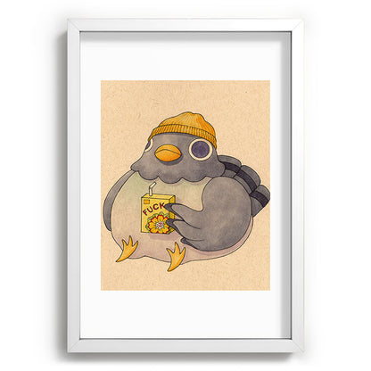 'Fuck' Pigeon 07 Framed Art Print Gallery Image 105
