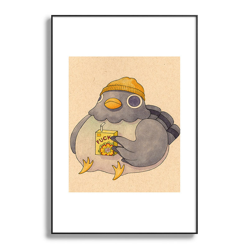 'Fuck' Pigeon 07 Framed Art Print Gallery Image 119